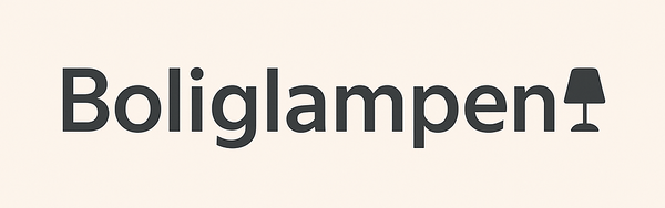 Boliglampen.dk logo – dansk webshop med nordisk belysning og stilrene designlamper til hjemmet"
