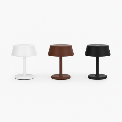Produktbillede af Luna Mini i sort, hvid og brun på hvid baggrund