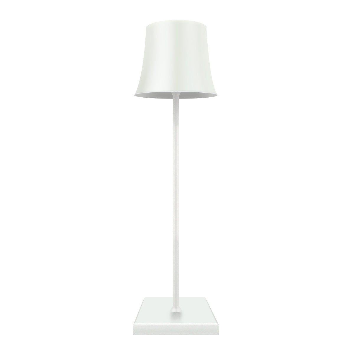 Sigtuna opladelig bordlampe i hvid med elegant nordisk design på lys baggrund