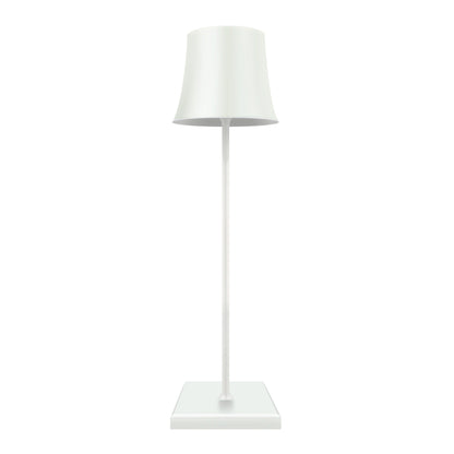 Sigtuna opladelig bordlampe i hvid med elegant nordisk design på lys baggrund