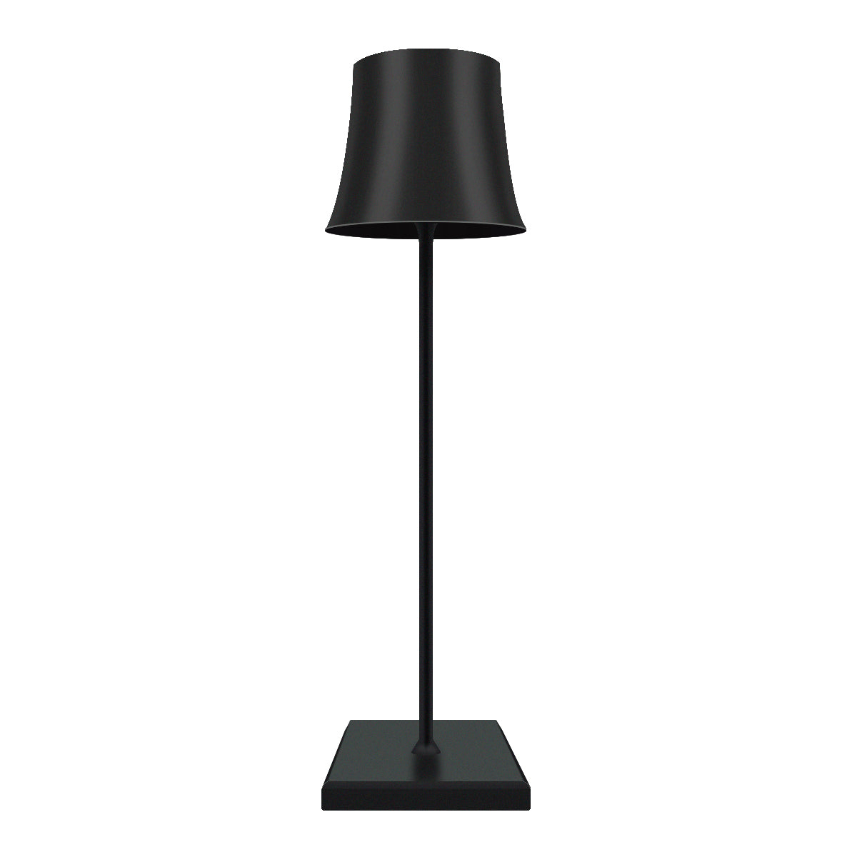 Sigtuna opladelig bordlampe i sort med minimalistisk nordisk design på lys baggrund
